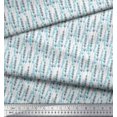 thumbnail image 2 of Soimoi Polyester Crepe Fabric Lavender Shirting Fabric Prints by Yard 42 Inch Wide, 2 of 3