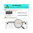 thumbnail image 2 of Compatible avec MacBook Air 11 Pouces Case Model A1370 A1465, Soft Touch Plastic Hard Shell Étui avec Keyboard Étui pour Apple Mac Air 11 Pouces, 2 of 7