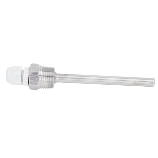 LAFGUR Waterproof Thermowell,100mm Stainless Steel Thermowell With ABS Plastic Cap For Solar Temperature Sensor Probe,Temperature Sensor Thermowell