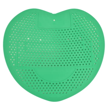 Urinal Screen Anti Blocking Durable Splashproof Urinal Deodorizer for Bathroom Office RestaurantGreen