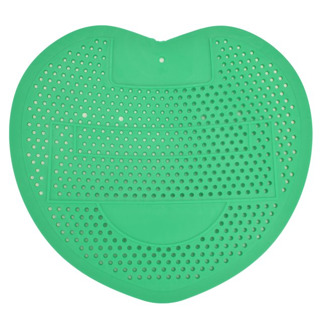 Urinal Screen Anti Blocking Durable Splashproof Urinal Deodorizer for Bathroom Office RestaurantGreen