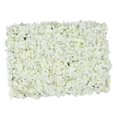 thumbnail image 2 of Silk Hydrangea Flowers Wall Panel DIY artificial flowers wall Wedding Background Party Decor White, 2 of 9