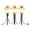 B, variant on Halloween Adorable Glowing Garden Ornament Light, Decorative Prop Desk Lamp for Bedroom, Cute Star Night Light for Kids Bedroom Outdoor Garden