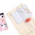 thumbnail image 1 of pitrice Paper Cutter Portable Paper Scrapbooking Tool Office Trimmer and Scorer for Office Home Paper Trimming Cover Gift Cardstock Craft Projects 19x11.8CM, 1 of 9