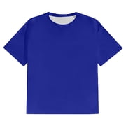 LUOGENLI Male T-shirts for Mens Mens T Shirt Plus Size Comfortable Soft Mens Plus Size T Shirt Top Short Sleeve 4xl Mens T-shirts Graphic Tees Easter Blue XXL