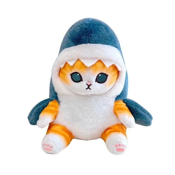 Cat Shark Plush Cute Samenyan Plush Doll Lifelike Plush Soft Toys for Boys Girls Kids Children Adults Birthday Gift Home Decoration