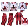 thumbnail image 2 of Pyjamas Assortis de Noël pour la Famille Motif Carreaux Buffalo Arbre, 2 of 6