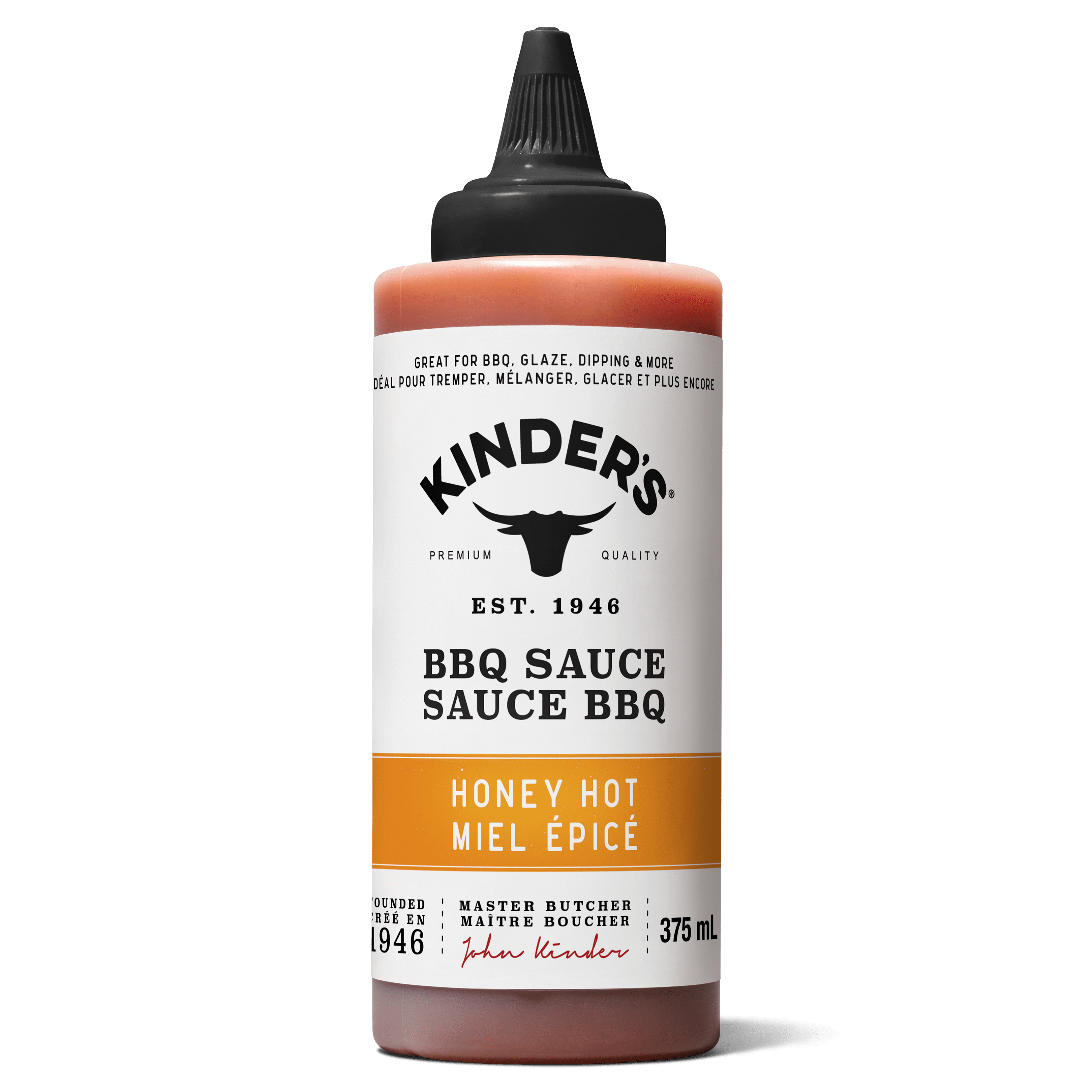 Kinder's Miel epice Sauce BBQ, 375ml