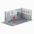 thumbnail image 3 of Car Model Diorama Parking Scenery 1/24 DIY for Model Home Collection Table Decoration Car Car Model Lovers A, 3 of 5