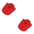 thumbnail image 1 of QualitChoice Simple Design Solid Color False Collar Formal Fashion Chiffon Fake Half Shirt Decorative Detachable Lapel Clothing Decor Red Point 2PCS, 1 of 6