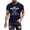 Blue, variant on Men's Graphic T-Shirt, Casual Printed Short Sleeve Round Neck Tee, Soft Fabric for Daily Comfort