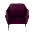 thumbnail image 2 of Miniature Canapé de Maison de Poupée Fauteuil Meubles de Maison de Poupée Canapé 1/6 Violet, 2 of 9