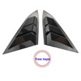 thumbnail image 3 of Side Vent Window Louvers Car Rear Quarter Spoiler Panel Fit For Honda Civic Seden Only 2016 To 2020 ABS Sun Shade, 3 of 7