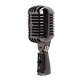 thumbnail image 2 of Microphone Vocal Dynamique Vintage, Alliage de Zinc Support Ajustable Universel Microphone Vocal Dynamique Vintage Multifonctionnel Cardioïde pour Discours, 2 of 7