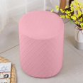 thumbnail image 3 of DOLITY Ottoman Slipcovers Machine Washable Footrest Sofa Cover Ottoman Cover for Living Pink, 3 of 9