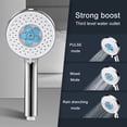 thumbnail image 3 of EGNMCR Kitchen Gadgets, Large Panel, Three Speed Turbocharged Shower Nozzle, Turbocharged With High Water Output, Shower Shower Shower Nozzle In Bathroom, With Delicate Water Outlet N shower head, 3 of 6