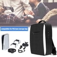 thumbnail image 4 of DEWIN Carry Case Compatible for PS5 Game Console Portable Travel Backpack Compatible for PS5 Game Controller Accessory Storage Bag Shoulder Bag, 4 of 10