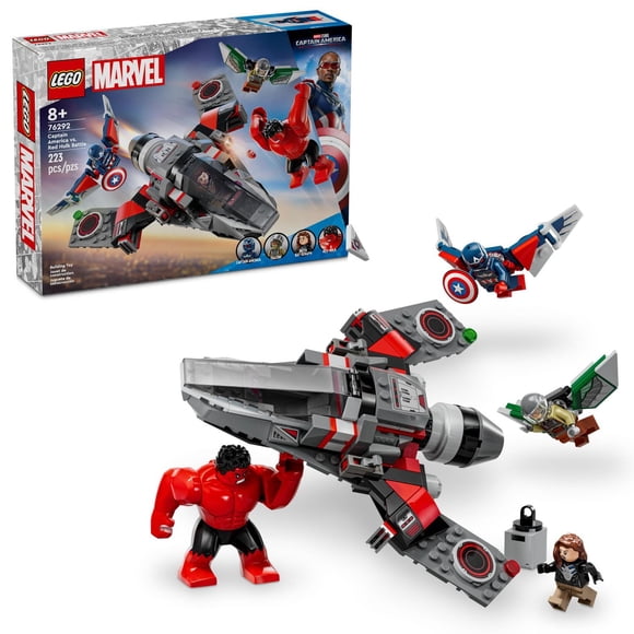 LEGO Super Heroes Marvel Capitaine America contre le Hulk rouge 76292 Ensemble de construction (223 pièces)