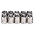thumbnail image 2 of SNNROO 10 insert nut thread repair sleeves Threaded bushing screw deceleration conversion tool M8 female thread and M12 male thread conversion fasteners, 2 of 9
