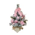 thumbnail image 2 of HOZADOIE Mini Pendant Home Decoration Mini Christmas Tree Flocking White Christmas Tree Ornaments Small Encrypted Decoration Desktop, 2 of 6