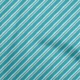 thumbnail image 1 of oneOone Polyester Spandex Turquoise Blue Fabric Stripes Fabric For Sewing Printed Craft Fabric By The Yard 56 Inch Wide, 1 of 5
