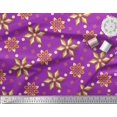 thumbnail image 2 of Soimoi Poly Georgette Fabric Dot & Floral Decorative Print Fabric by the Yard 52 Inch Wide, 2 of 3