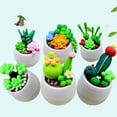 thumbnail image 2 of pitrice Argile de Modelage Légère pour Enfants, Succulente en Pot, Bricolage en Argile, Jouet Éducatif pour Enfants Type 1, 2 of 9