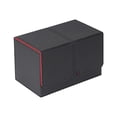 thumbnail image 1 of Milaget Trading Card Deck Box Game Cards Protector Album Container Display Deck Black Red, 1 of 9