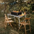 thumbnail image 3 of Gymax Table de Gril Pliant pour le Camping, Table de Support de Gril Légère en Aluminium et Métal, 3 of 10