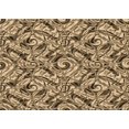 thumbnail image 1 of Ahgly Company Machine Washable Indoor Rectangle Transitional Brown Sand Brown Area Rugs, 7' x 9', 1 of 7