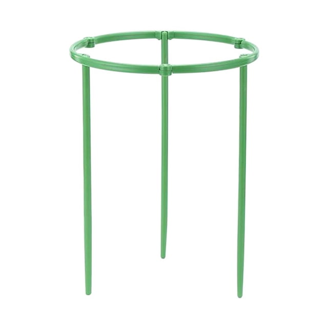 Feltree 10-Pack Adjustable Plant Support Cages with Anti-Slip Rings, Sturdy Tomato Stake System for Climbing Flowers/Vines (15x10cm)