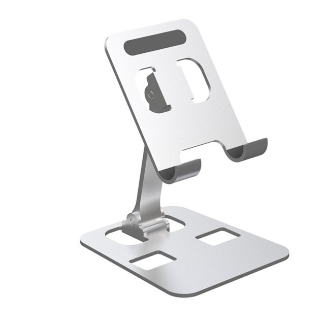 Cell Phone Stand, Adjustable Angle Folding Cell Phone Stand, Desktop Tablet Stand, Compatible with All Mobile Phones, Tablets for Home Travel Office
