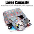 thumbnail image 3 of Tote Bag for Women Fashion Large Tote With Zipper Multi-function Shoulder Handbag for Travel Work School Waterproof, 3 of 7