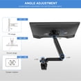 thumbnail image 3 of Adjustable Gas Spring Single Monitor Arm for 17 to 32 inch Screens, Monitor Desk Mount  Stand with C Clamp and Grommet Mounting Base Hold up to 19.8lbs, 3 of 8