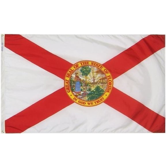 3x5' Florida Heavy Weight Nylon Flag From All Star Flags