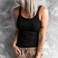 thumbnail image 2 of Basic Tank Tops for women Sexy Casual Round-Neck Ribbed Sleeveless Solid Cami Tank Tops Sexy Tank Tops for Women Cami Tank Tops for Women Ribbed Tank Tops for Women, 2 of 9