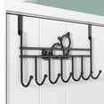 thumbnail image 2 of Shelves for Storage Hooks Behind The Door Hanging Rack Shelves Door Back Type Hangers Need Not Hole Bedroom Behind The Hook Clothes Storage Shelves for Bedroom, 2 of 6