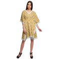 thumbnail image 3 of Moomaya Robe Courte de Caftan de Plage, Robe de Couverture Imprimée, Kaftan pour Femmes, Tenue de Plage, Couverture, 3 of 4
