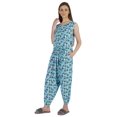thumbnail image 3 of Moomaya Ensemble de Nuit en Rayonne Imprimée pour Femmes Pyjama à Entrejambe Bas 2 Pcs Tenue de Détente, 3 of 7