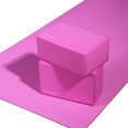 thumbnail image 4 of Fitvids 1/4-Inch High Density Thick Non Slip Workout Yoga Mat with Carry Strap, Pink, 4 of 4