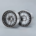 thumbnail image 3 of maskred RCGOFOLLOW Wheel Rims For 1/10 Axial TF2 Crawler RC Car Accessories Silver, 3 of 6