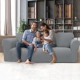 thumbnail image 2 of PiccoCasa Stretch Sofa Slipcover Washable Furniture Covers for Dogs Light Gray X Large, 2 of 7