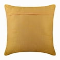 thumbnail image 3 of Mango Yellow Pillow Cover, Textured Pintucks Pillowcases, 20x20 inch (50x50 cm) Throw Pillow Cover, Modern Pillow Cover, Square Silk Pillow Cover Couch, Solid - Mango Souffle, 3 of 3