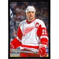 thumbnail image 1 of Frameworth Steve Yzerman 20x29 Framed Canvas Red Wings Stare, 1 of 4