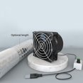 thumbnail image 4 of Bgsha Smoke Absorber Fume Extractor Fan Pipe Duct Exhuast Fan USB Adjustable Speed, 4 of 4