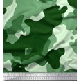 thumbnail image 1 of Soimoi Poly Georgette Fabric Two Tone With White Camouflage Print Fabric by Yard 42 Inch Wide, 1 of 3