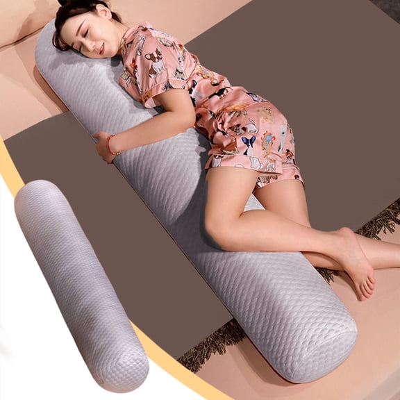HOARBOEG Soft Velvet Long Pillow Special Pillow For Girls To Sleep Sofa Pillow Side Sleeping Leg Clamp Dormitory Bedside Cushion Multiple Colors Available
