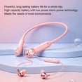 thumbnail image 4 of Neckband Earbuds, BT 5.3 Neckband with Cute Cat Pattern and RGB Backlight, IPX5 Waterproof and Magnetic Back Hands Free Sports Headphone for Calls Exercise, 4 of 7