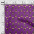 thumbnail image 1 of oneOone Georgette Viscose Fabric Leaves & Floral Block Print Fabric By The Yard 42 Inch Wide, 1 of 4