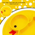 thumbnail image 3 of Silicone Divided Toddler Plates, Portable Non Slip Suction Plates for Children B, 3 of 5